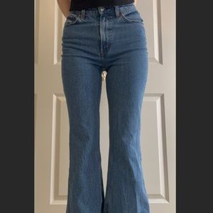 Abercrombie Curve Love High Rise Vintage Flare Jean size 26R